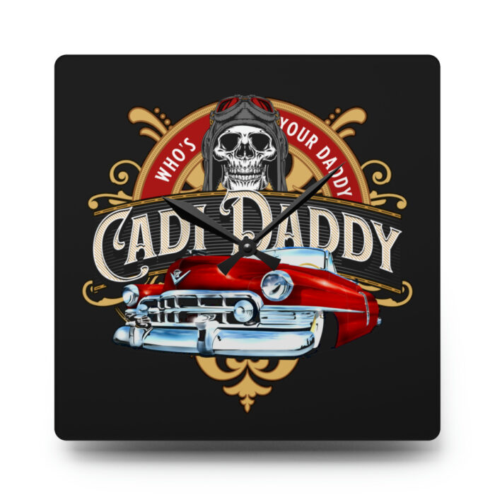 Cadi Daddy -Acrylic Wall Clock - Image 13