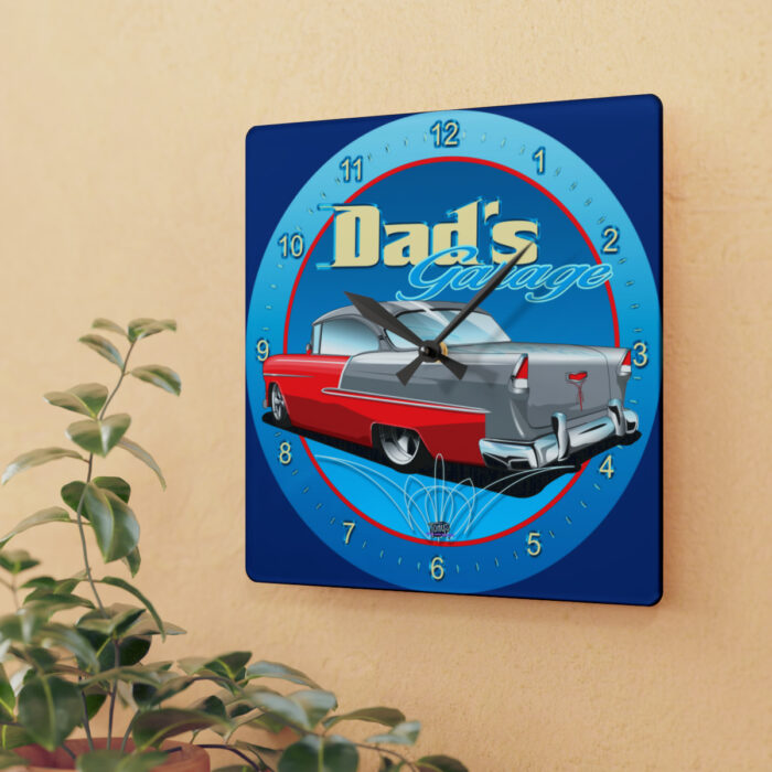 Dads Garage 55 -Acrylic Wall Clock - Image 15
