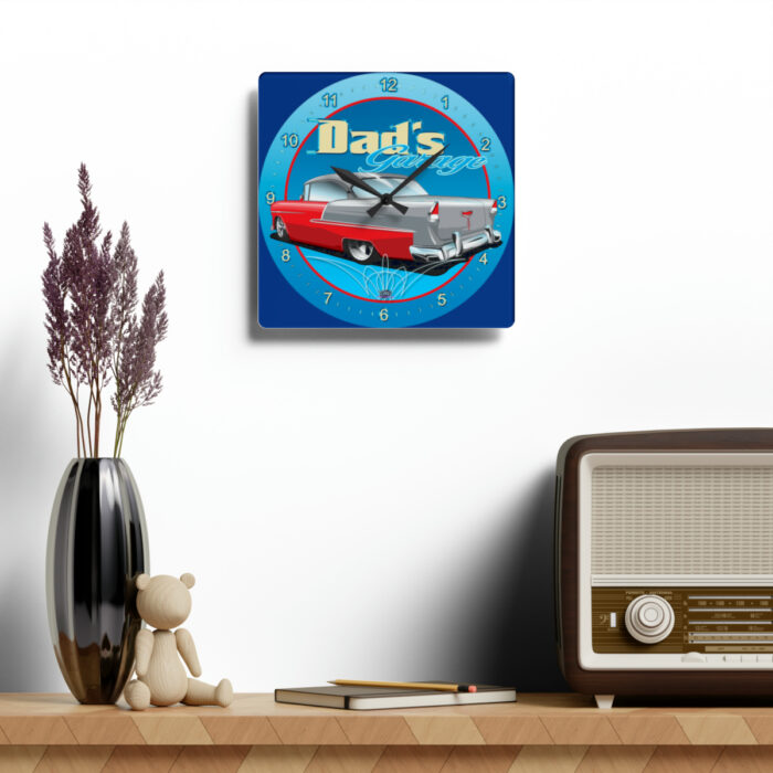 Dads Garage 55 -Acrylic Wall Clock - Image 16