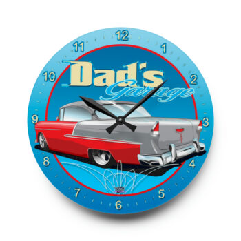 Dads Garage 55 -Acrylic Wall Clock