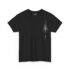 Skull with Pinstriping  Heavy Cotton Tee - Image 5