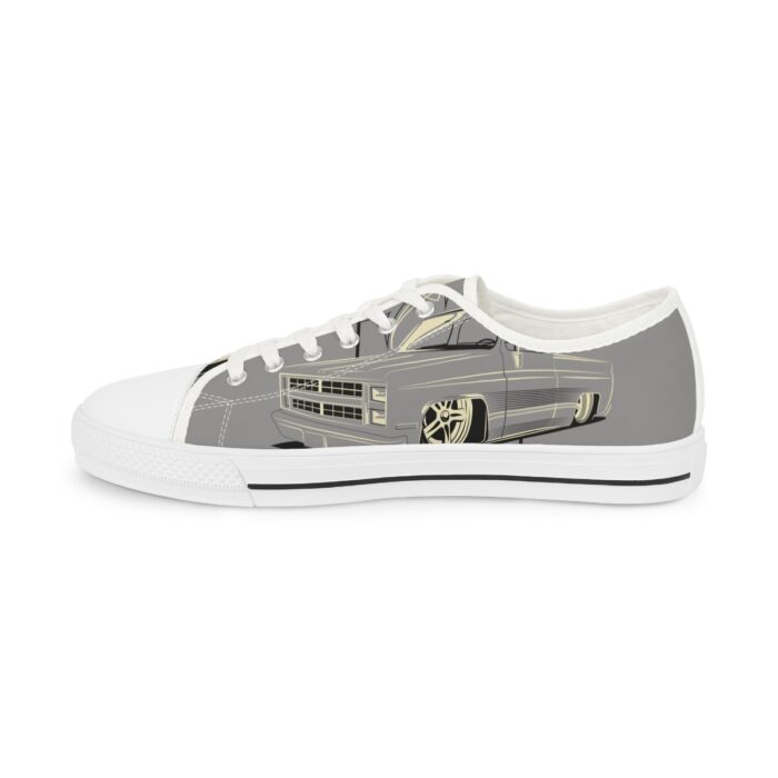Squarebody with pinstriping -Men's Low Top Sneakers - Image 12