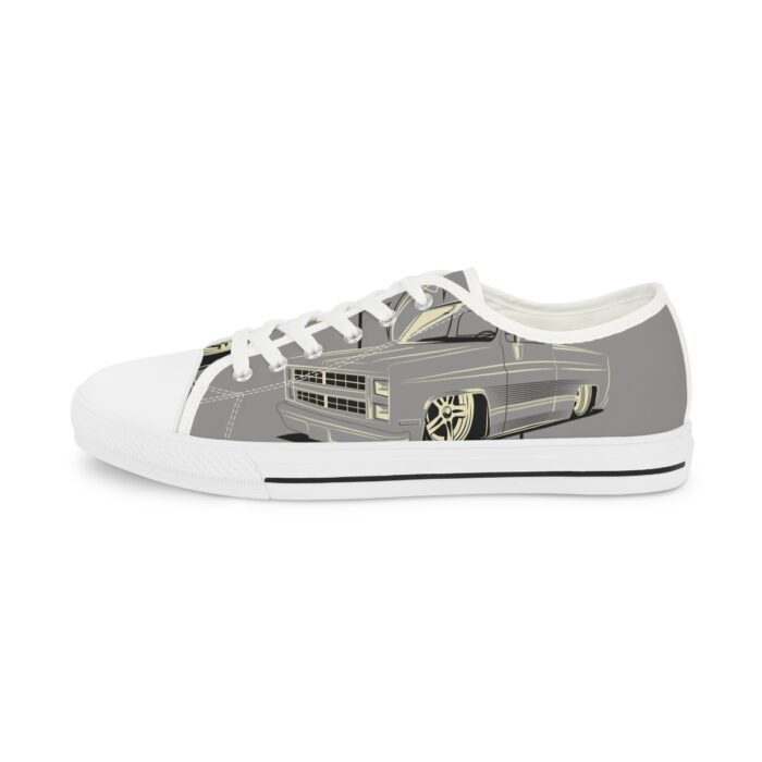 Squarebody with pinstriping -Men's Low Top Sneakers - Image 14