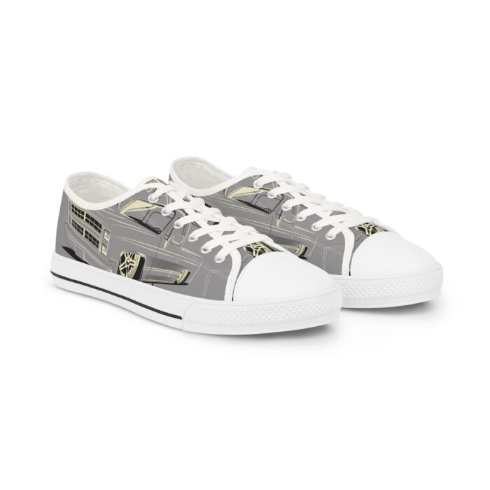 Squarebody with pinstriping -Men's Low Top Sneakers - Image 9