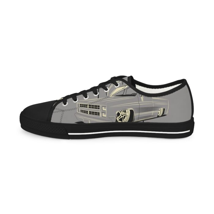 Squarebody with pinstriping -Men's Low Top Sneakers - Image 4