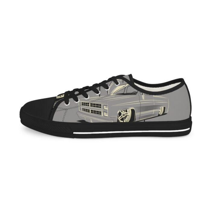 Squarebody with pinstriping -Men's Low Top Sneakers - Image 6