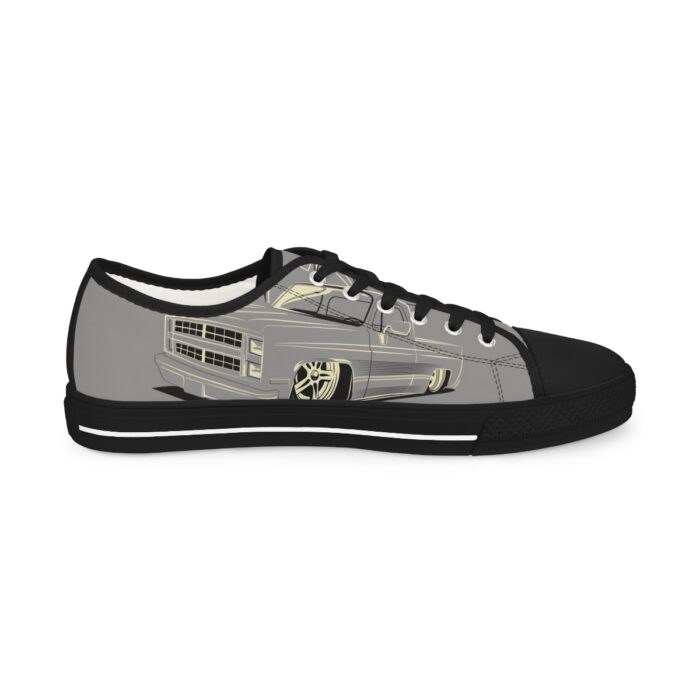 Squarebody with pinstriping -Men's Low Top Sneakers - Image 7