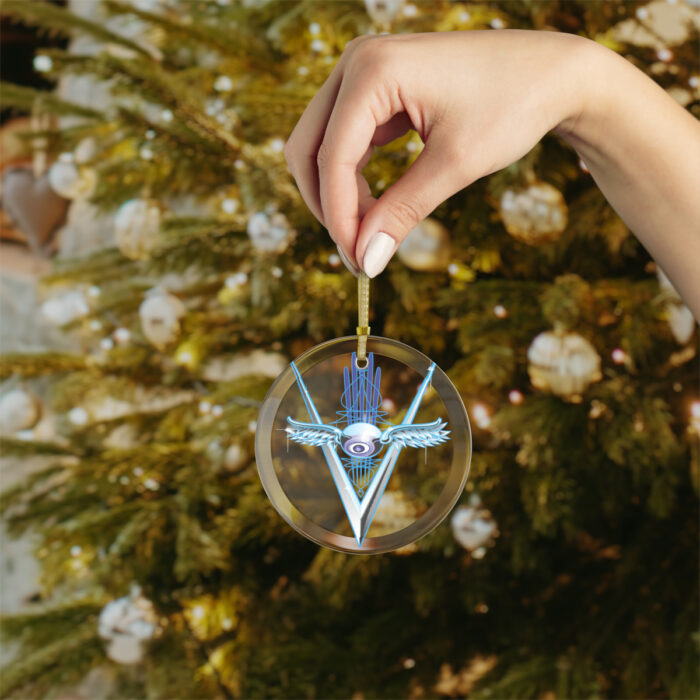 Chrome Flying eye Glass Ornaments - Image 19