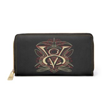 V8 logo pinstriping Tony art Zipper Wallet