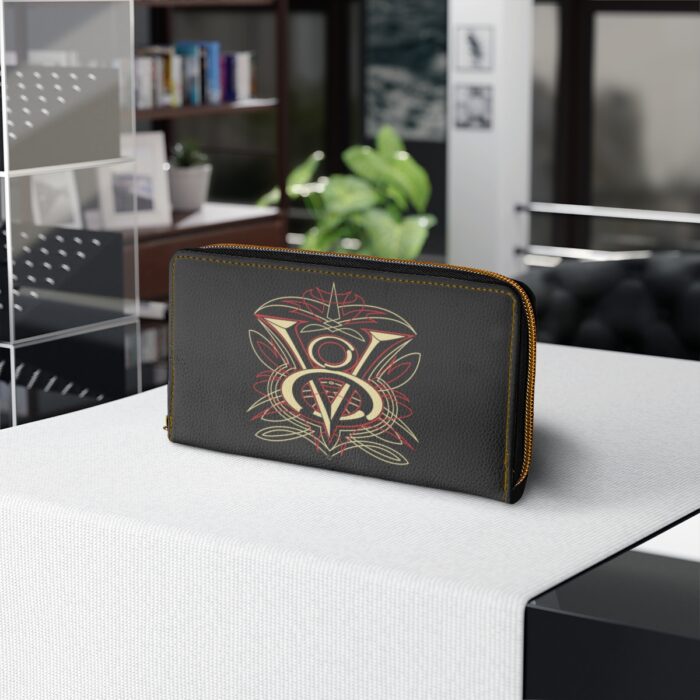 V8 logo pinstriping Tony art Zipper Wallet - Image 5