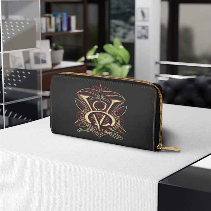 V8 logo pinstriping Tony art Zipper Wallet - Image 6