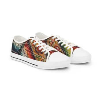 Sarape With Pinstriping -Men’s Low Top Sneakers