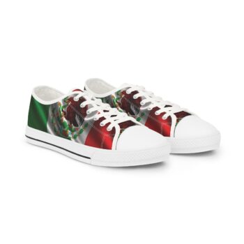 Mexican Flag -Men’s Low Top Sneakers