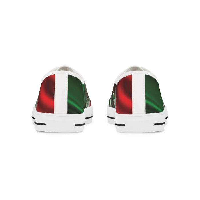Mexican Flag -Men's Low Top Sneakers - Image 3