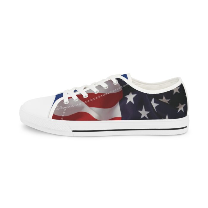 US Flag -Men's Low Top Sneakers - Image 6