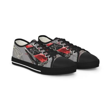 65Cadi With Pinstriping -Men’s Low Top Sneakers (jimmy Smith Drawing)