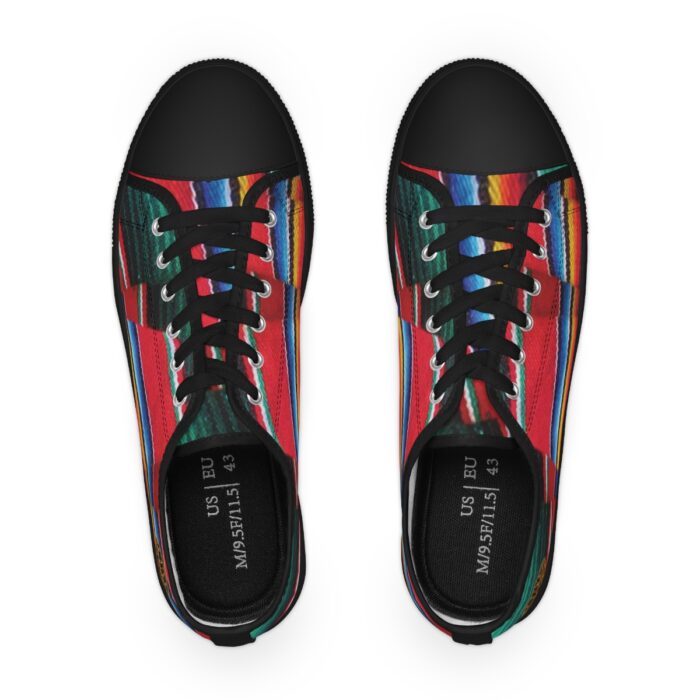 Sarape -Men's Low Top Sneakers - Image 10
