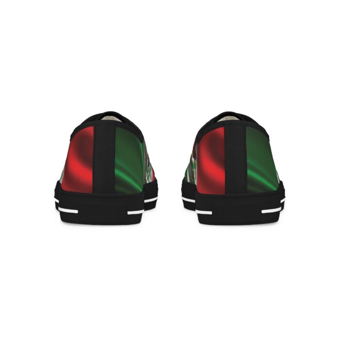 Mexican Flag -Men's Low Top Sneakers - Image 11