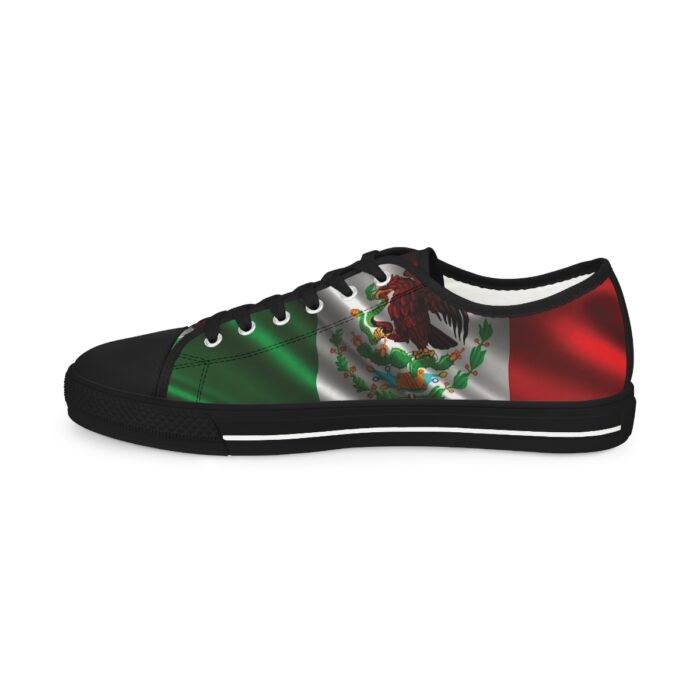 Mexican Flag -Men's Low Top Sneakers - Image 12