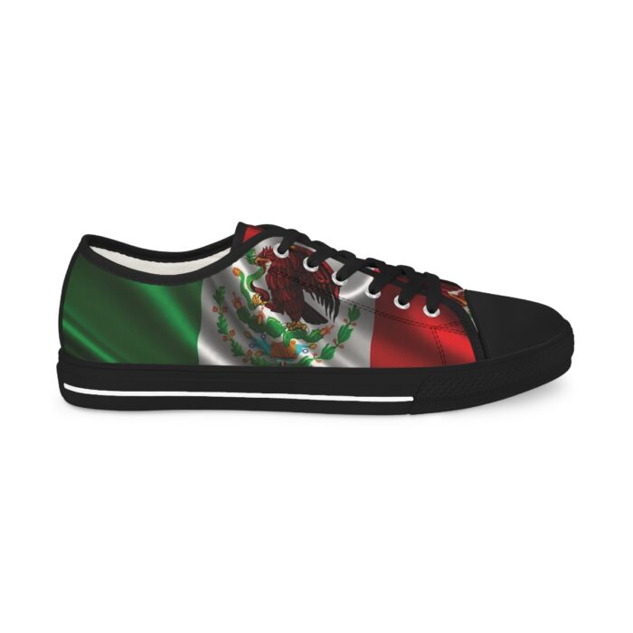 Mexican Flag -Men's Low Top Sneakers - Image 13