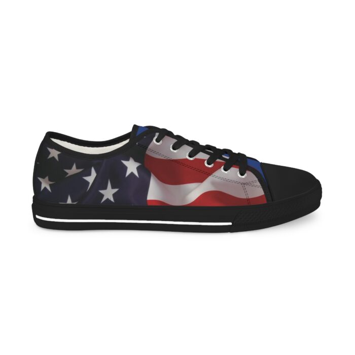 US Flag -Men's Low Top Sneakers - Image 13