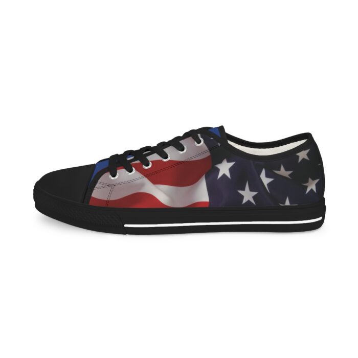 US Flag -Men's Low Top Sneakers - Image 14
