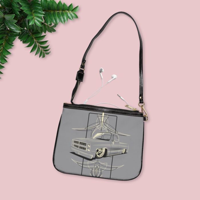 Squarebody art with pinstriping  Small Shoulder Bag - Image 5