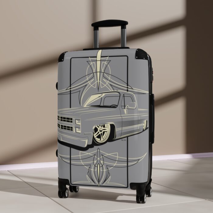 Square body art with pinstriping Suitcase - Image 14