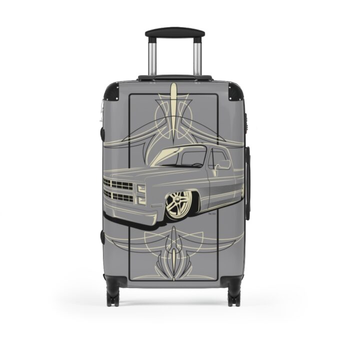 Square body art with pinstriping Suitcase - Image 11