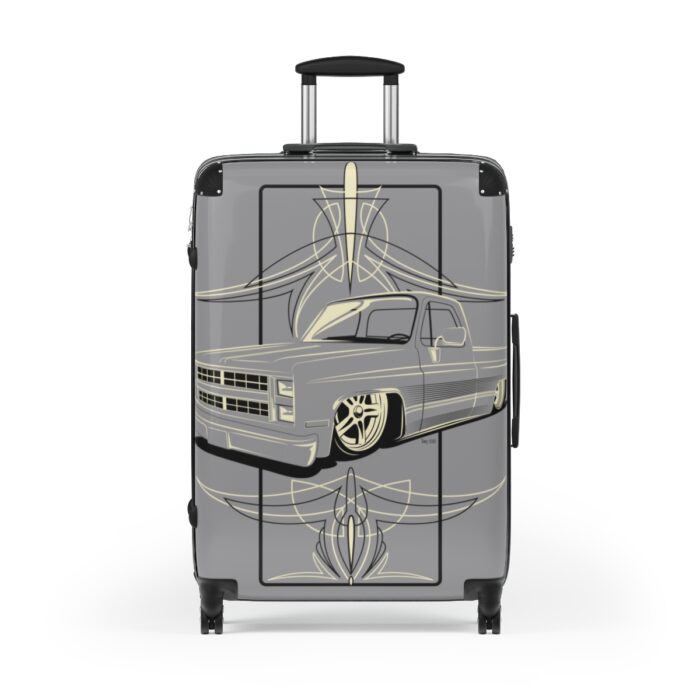 Square body art with pinstriping Suitcase