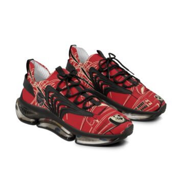 SquareBody  with Pinstriping Men’s Mesh Sneakers