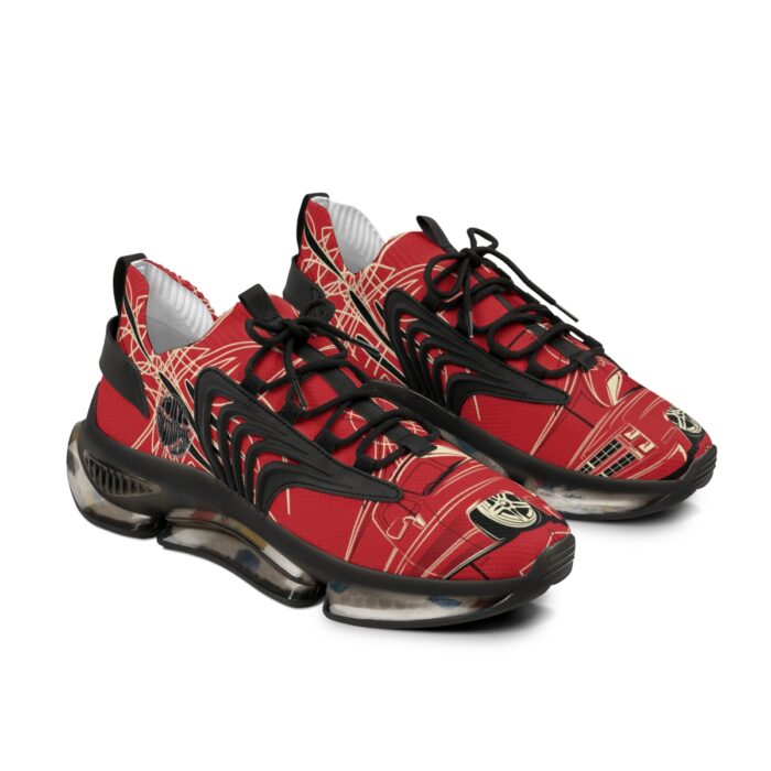 SquareBody  with Pinstriping Men's Mesh Sneakers
