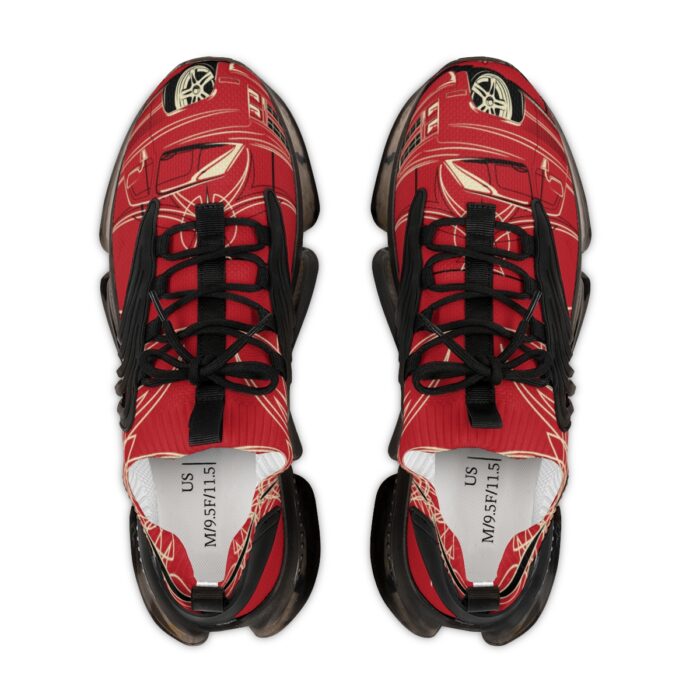 SquareBody  with Pinstriping Men's Mesh Sneakers - Image 2
