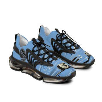 blue SquareBody  with pinstriping Men’s Mesh Sneakers