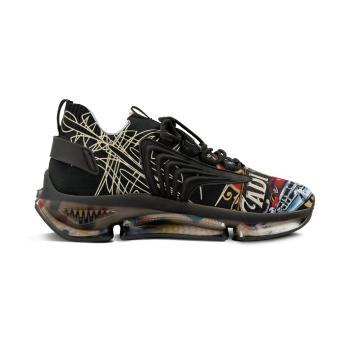Cadi Daddy wth Pinstriping Men's Mesh Sneakers - Image 4