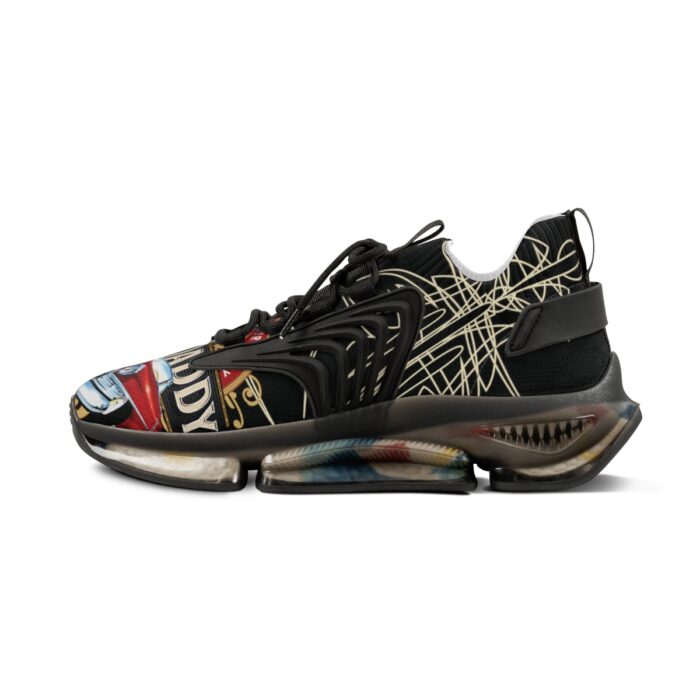 Cadi Daddy wth Pinstriping Men's Mesh Sneakers - Image 5