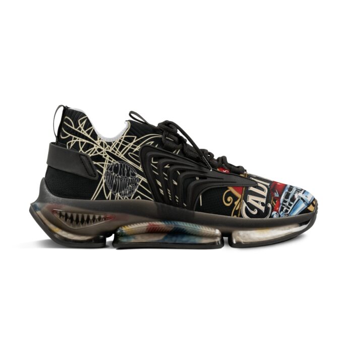 Cadi Daddy wth Pinstriping Men's Mesh Sneakers - Image 7
