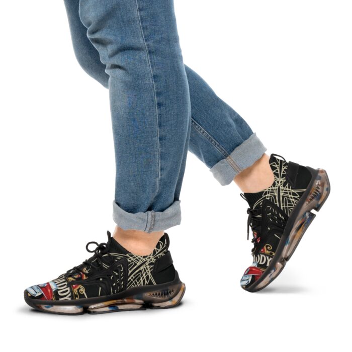 Cadi Daddy wth Pinstriping Men's Mesh Sneakers - Image 10
