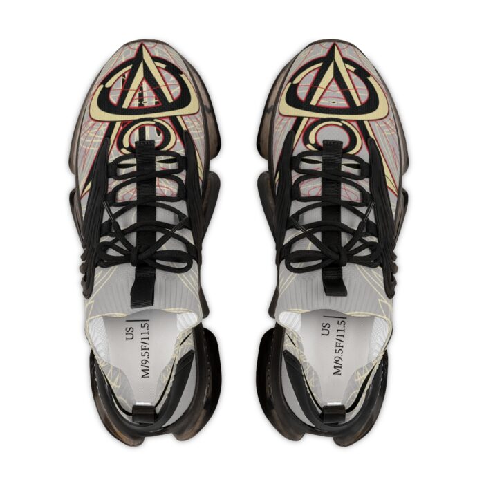 V8 Logo with Pinstriping Men's Mesh Sneakers - Image 2