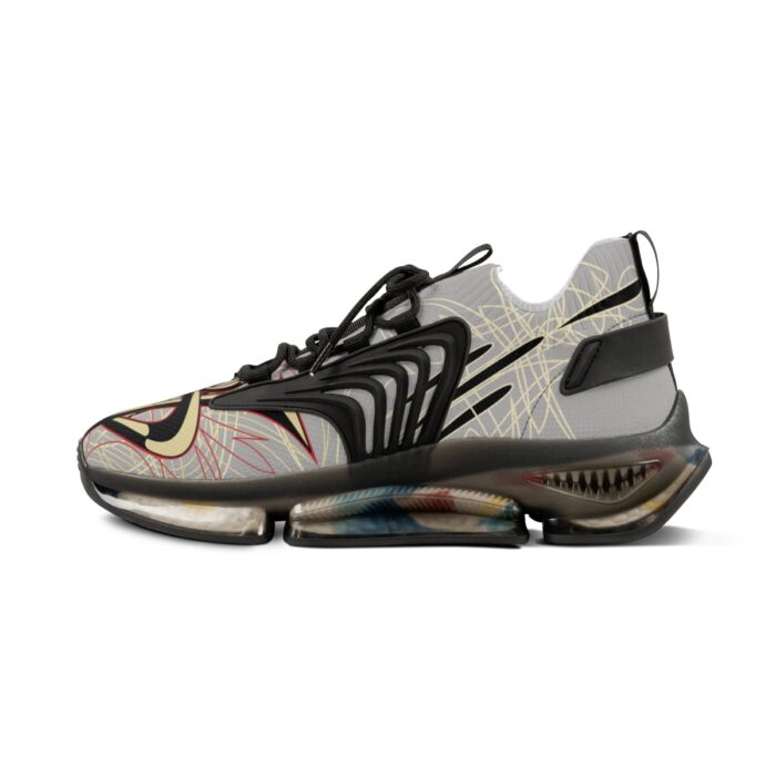 V8 Logo with Pinstriping Men's Mesh Sneakers - Image 5