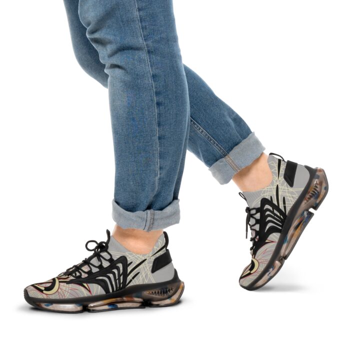 V8 Logo with Pinstriping Men's Mesh Sneakers - Image 10