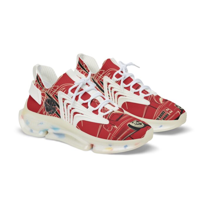 SquareBody  with Pinstriping Men's Mesh Sneakers - Image 11
