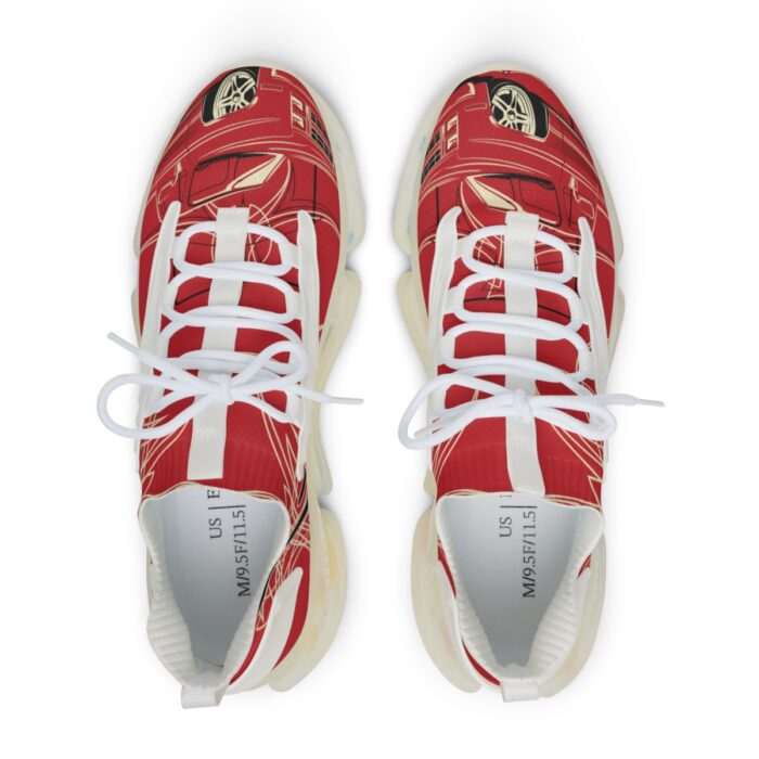 SquareBody  with Pinstriping Men's Mesh Sneakers - Image 12