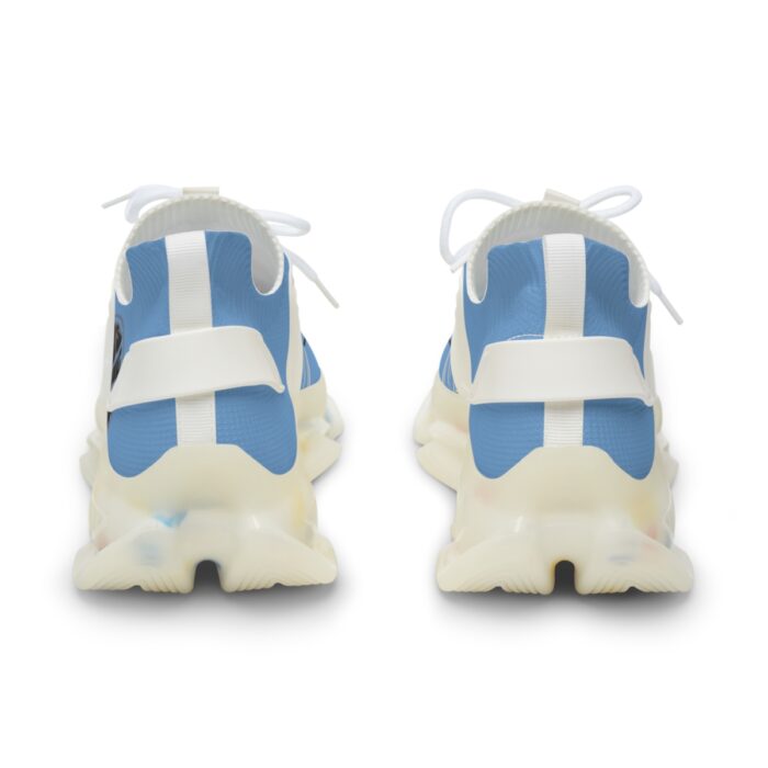 blue SquareBody  with pinstriping Men's Mesh Sneakers - Image 13