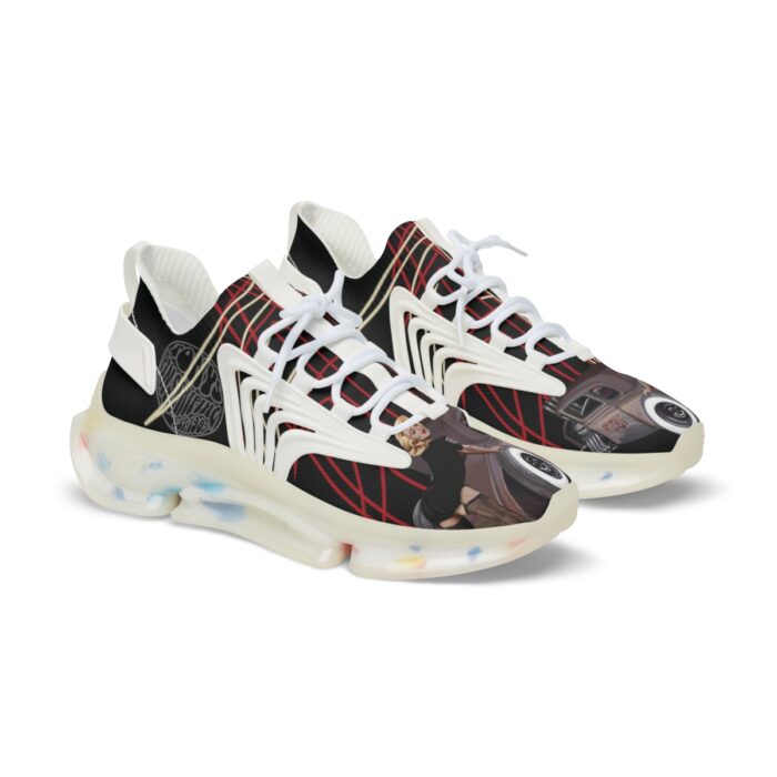 RAT ROD  pinstriping Men's Mesh Sneakers - Image 11