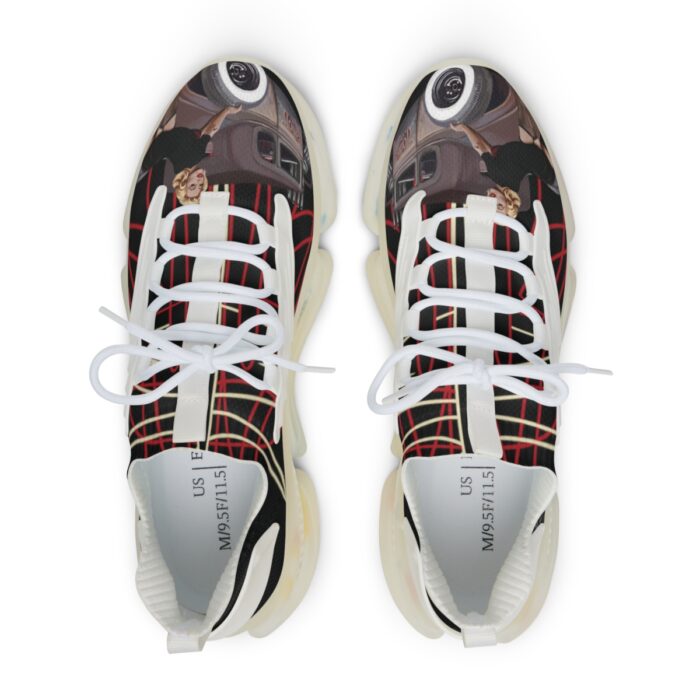 RAT ROD  pinstriping Men's Mesh Sneakers - Image 12