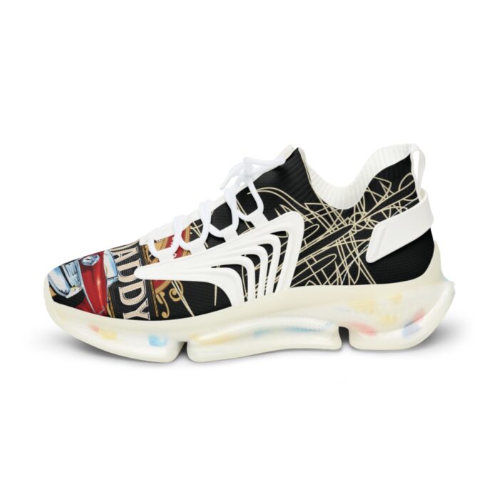 Cadi Daddy wth Pinstriping Men's Mesh Sneakers - Image 15