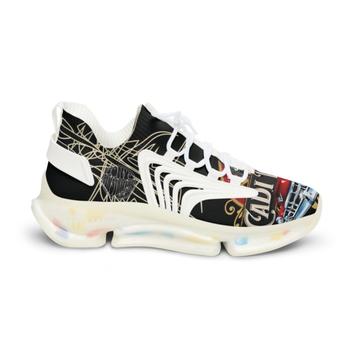 Cadi Daddy wth Pinstriping Men's Mesh Sneakers - Image 17