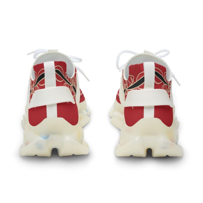 Sugar Skull Logo with Pinstriping Men's Mesh Sneakers - Image 13