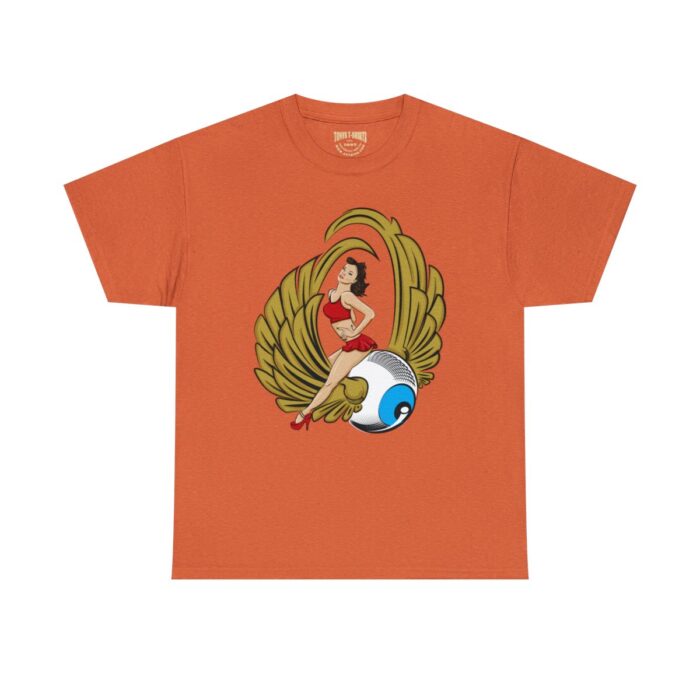 Pinup Eyeball Logo Unisex Heavy Cotton Tee - Image 49